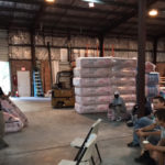 ABS Coastal workers in training in the company warehouse.